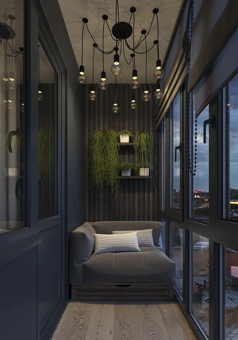 Ban công nhà phố nhỏ hẹp