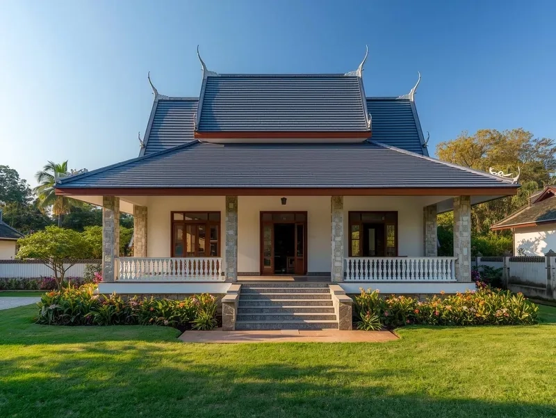 Nghỉ dưỡng thoải mái với mẫu biệt thự 1 tầng nghỉ dưỡng