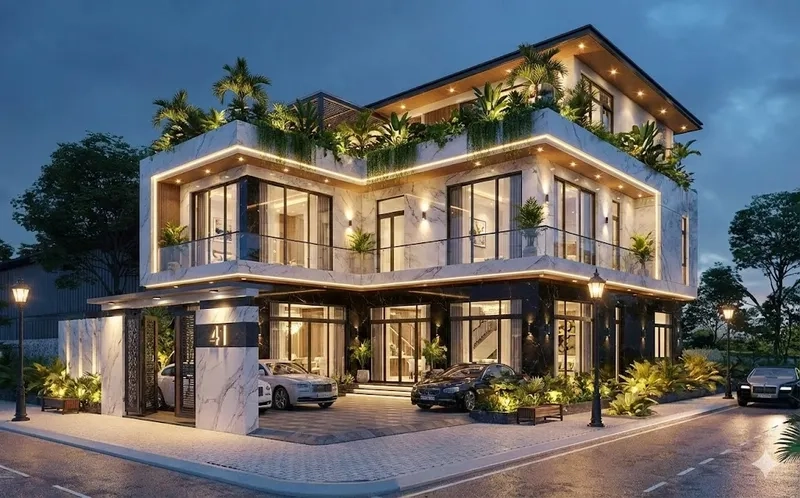 Cập nhật giá biệt thự 2 mặt tiền hợp túi tiền