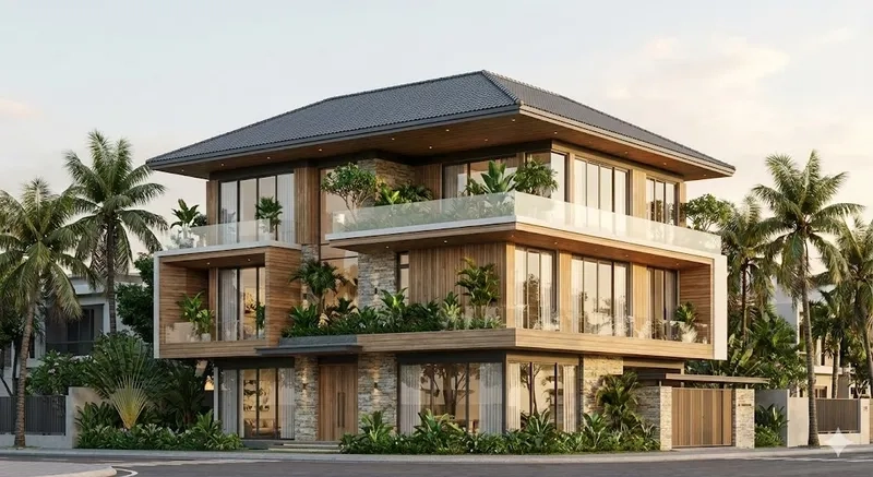 Khám phá biệt thự 2 mặt tiền tân cổ điển đẳng cấp