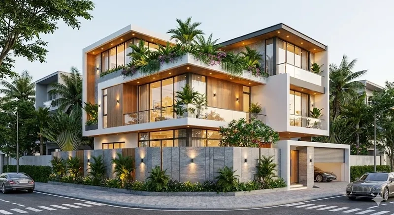 Khám phá biệt thự 2 mặt tiền 2026 nổi bật năm nay