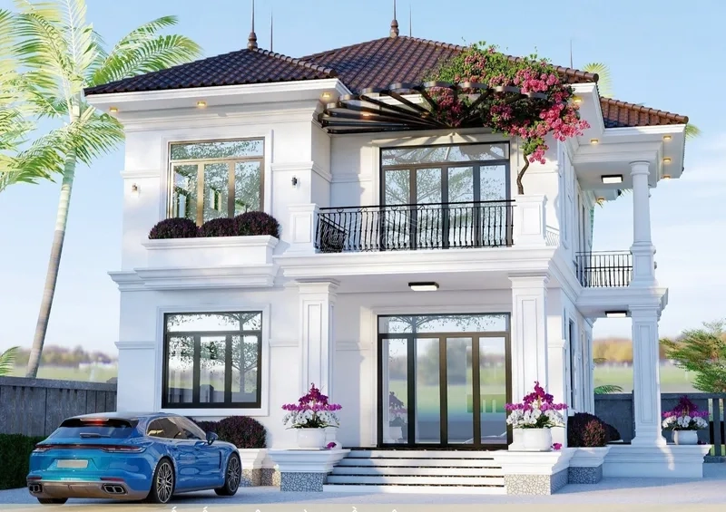 Tạo phong cách với phong cách biệt thự 2 tầng hiện đại