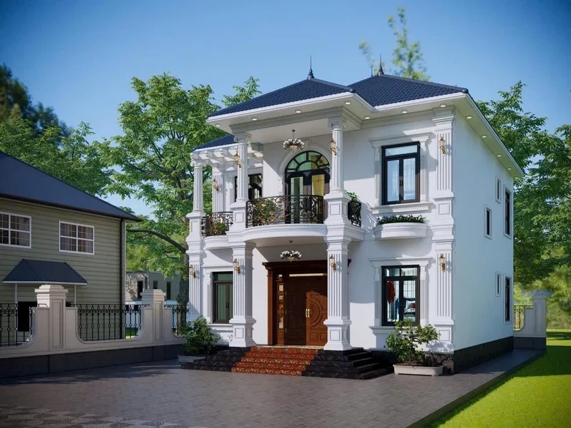 Chiêm ngưỡng hình ảnh biệt thự 2 tầng đẹp mọi góc