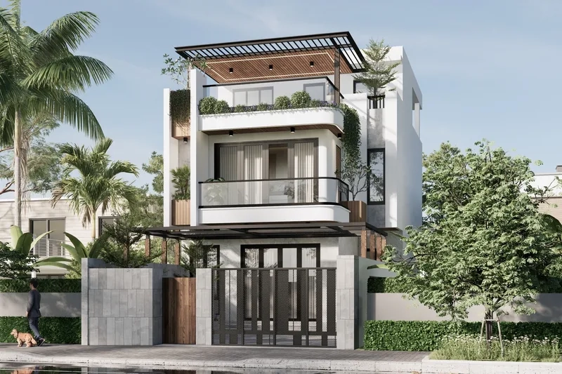 Sang trọng vượt thời gian biệt thự 3 tầng tân cổ điển