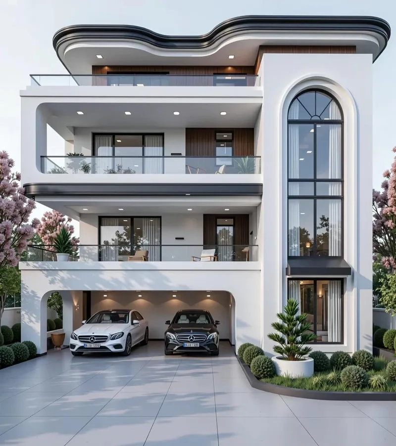 Đổi mới không gian biệt thự 3 tầng hiện đại 2026 tinh tế