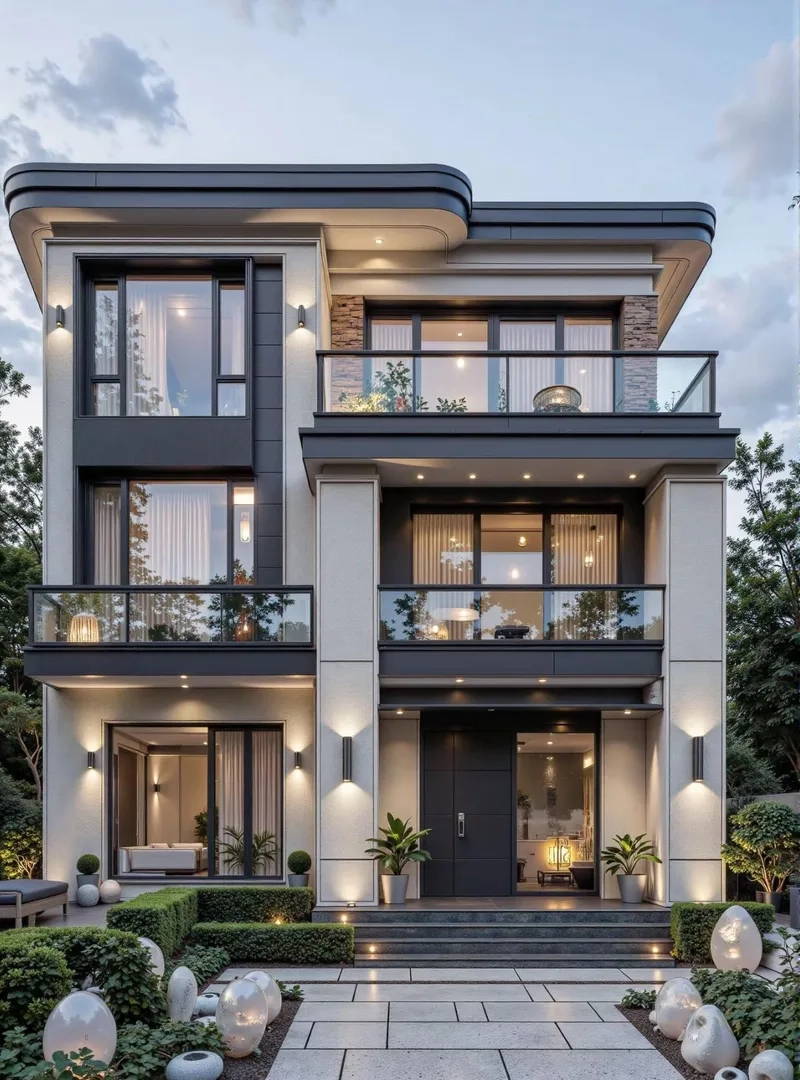 Cập nhật xu hướng kiến trúc ảnh biệt thự 3 tầng tuyệt đẹp