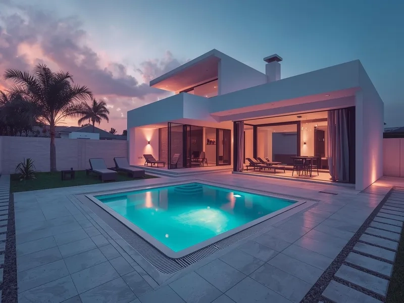 Thư giãn tại biệt thự có hồ bơi ngoài trời lý tưởng