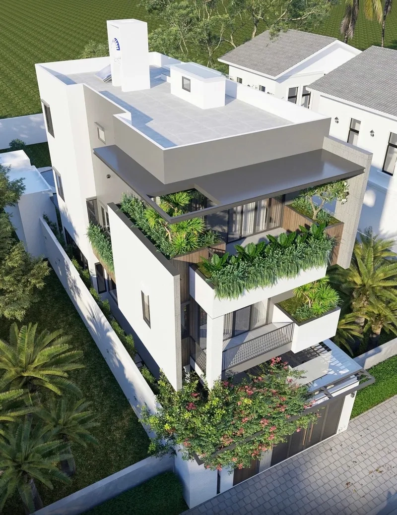 Lưu giữ vẻ đẹp hiện đại với ảnh biệt thự hiện đại ấn tượng