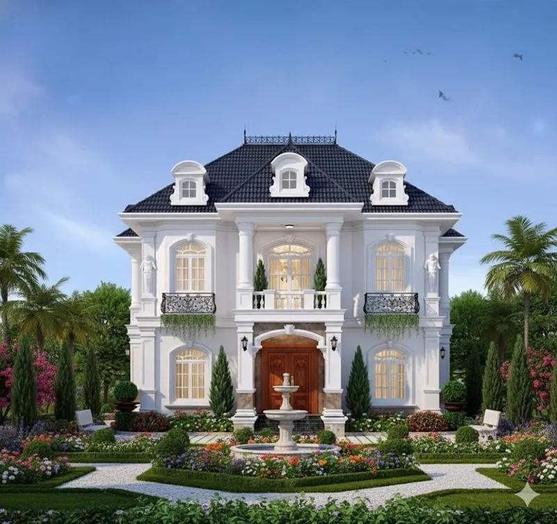 Khám phá biệt thự kiểu pháp đẹp nhất năm nay