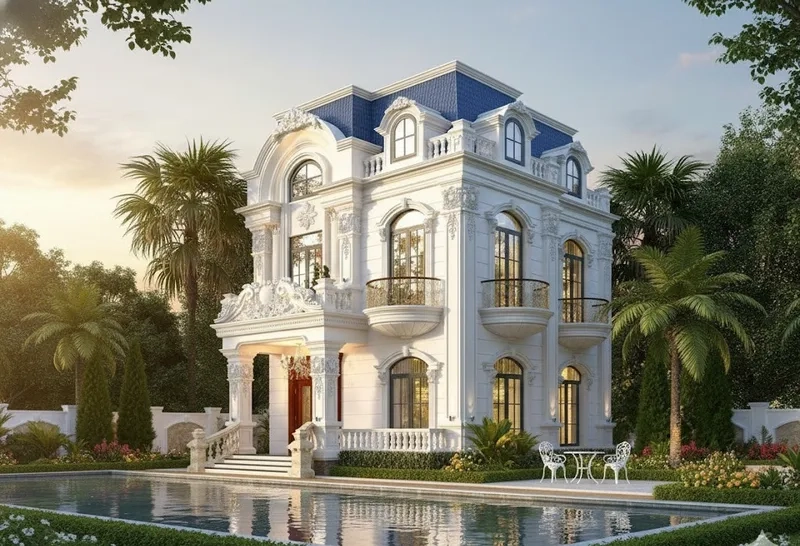 Lựa chọn biệt thự kiểu Pháp gần Hà Nội thuận tiện