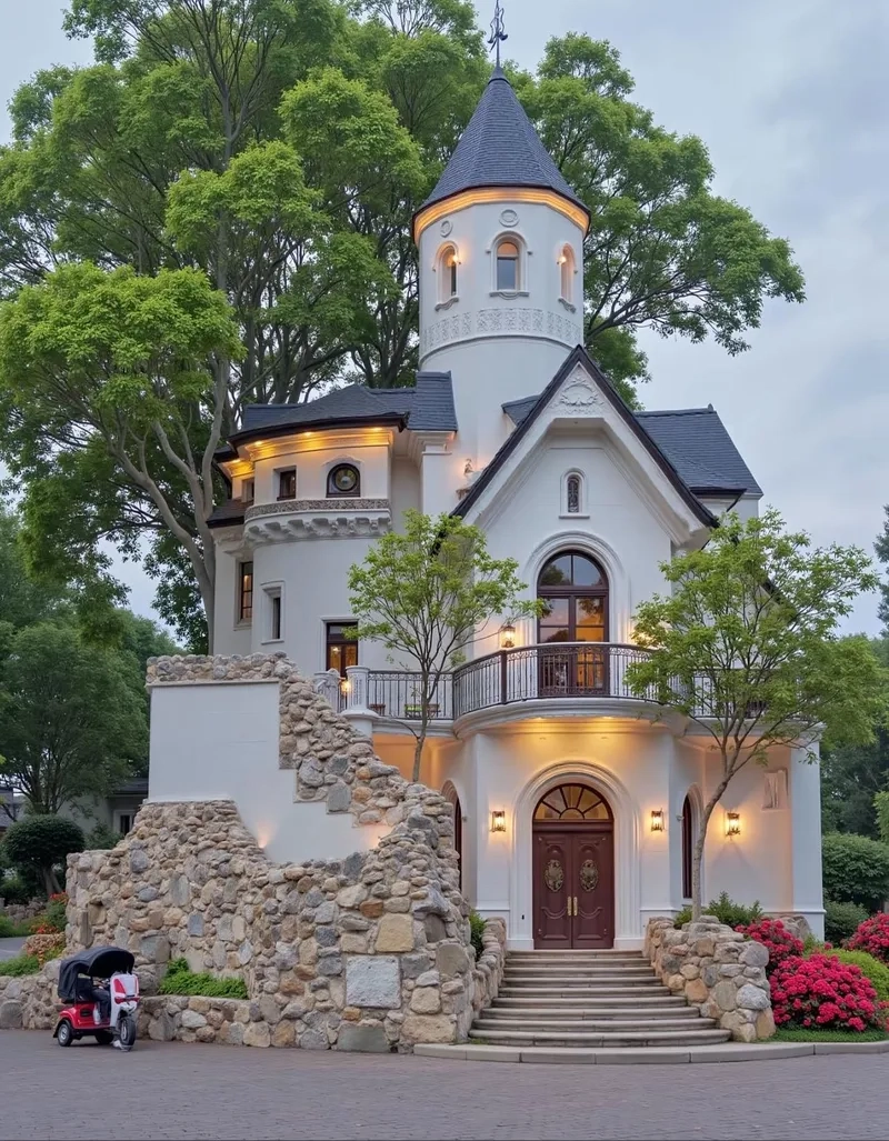 Khám phá ảnh Biệt thự lâu đài sang trọng và xa hoa