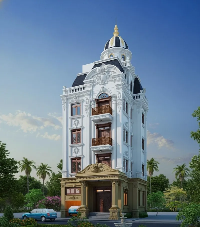 Tính toán chi phí với chi phí xây lâu đài biệt thự chuẩn