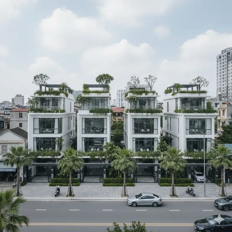 Trải nghiệm tiện nghi biệt thự liền kề có hồ bơi đẳng cấp