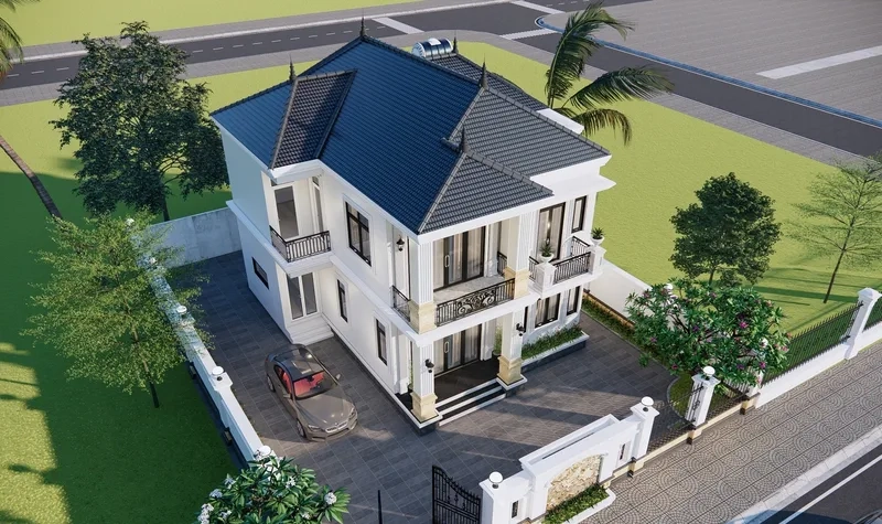 Sống gần thủ đô với biệt thự mái Nhật gần Hà Nội tiện nghi