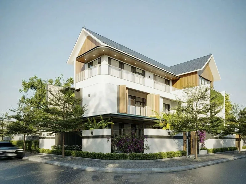 Khám phá khu biệt thự mái thái đẳng cấp và tiện nghi