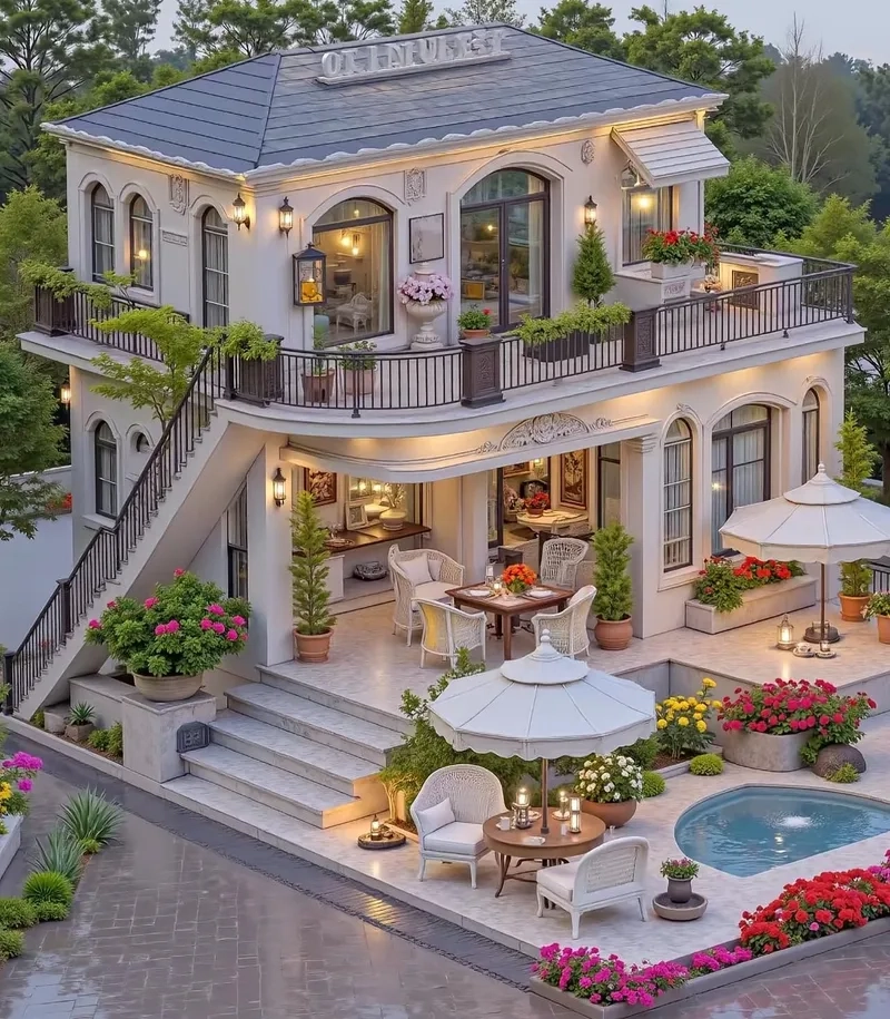 Sang trọng tân cổ điển biệt thự nghỉ dưỡng tân cổ điển nổi bật