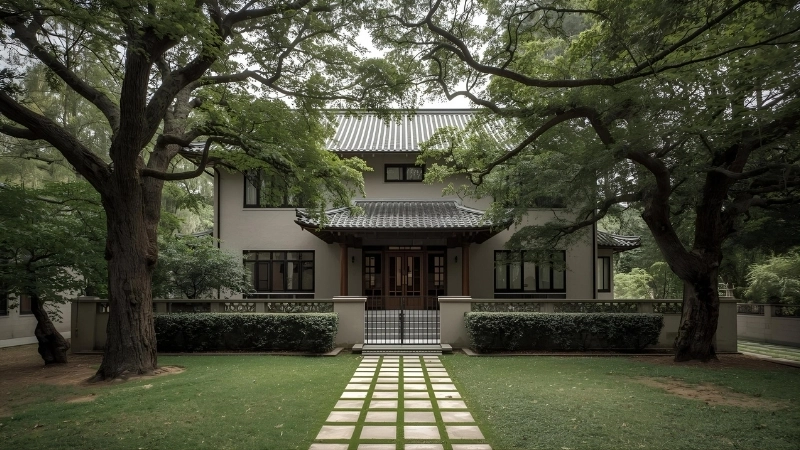 Thiết kế biệt thự tân cổ điển 2 mặt tiền thông thoáng