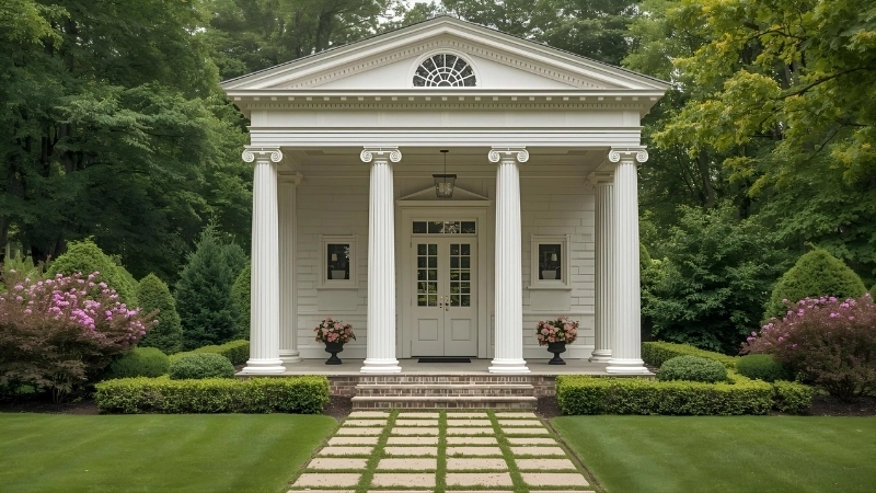 Không gian phòng khách trong thiết kế nội thất biệt thự tân cổ điển