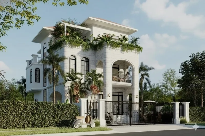 Tư vấn phong thuỷ biệt thự phố hợp mệnh gia chủ