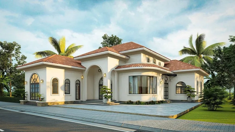 Chiêm ngưỡng thiết kế biệt thự tân cổ điển sang trọng tinh tế