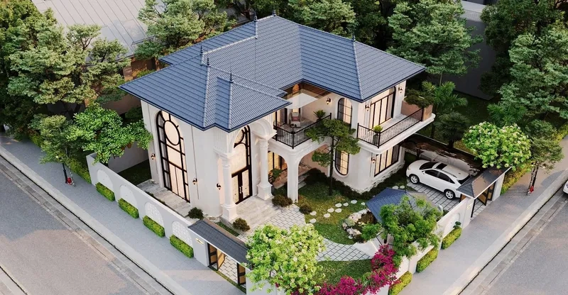 Tạo không gian với phong cách biệt thự tân cổ điển thanh lịch