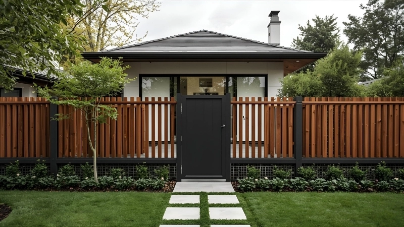 Gợi ý trồng cây gì làm hàng rào hoa hồng leo rực rỡ