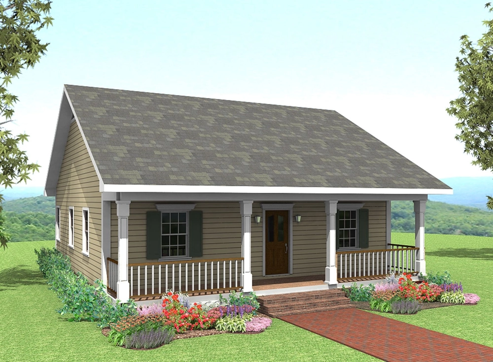 Nội thất phòng khách biệt thự vườn cấp 4 không gian mở