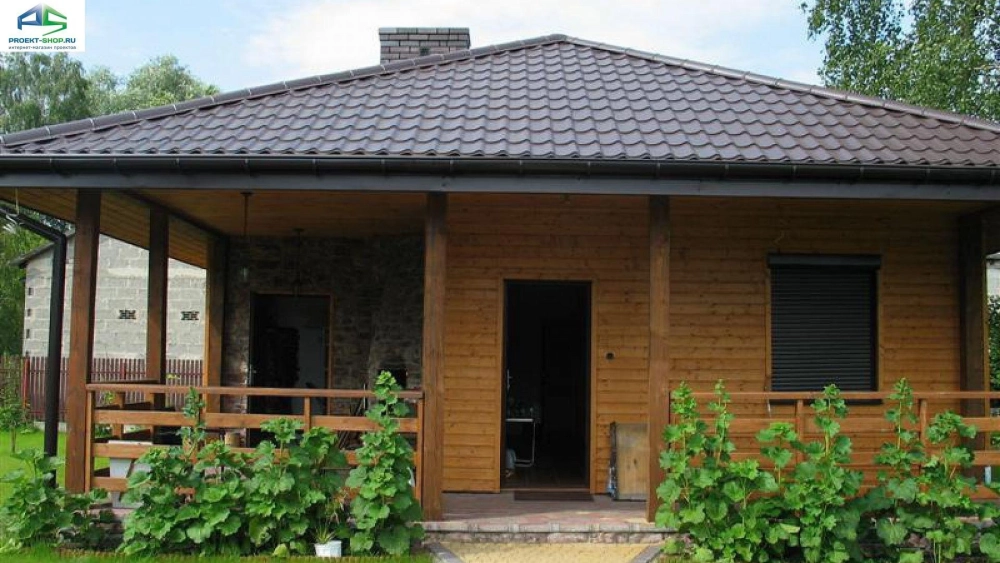 Mẫu nhà sân vườn cấp 4 có gara ô tô rộng rãi