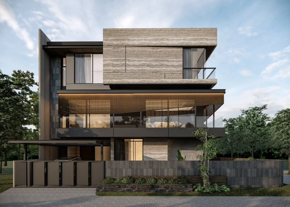 Mẫu thiết kế nhà vườn đẹp với không gian xanh bao phủ quanh nhà