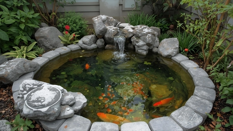 Hướng dẫn vệ sinh hồ cá ngoài trời đơn giản đúng cách