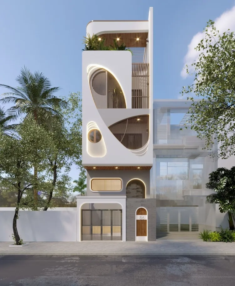 Khám phá ảnh mặt tiền nhà ống tối ưu không gian thông minh