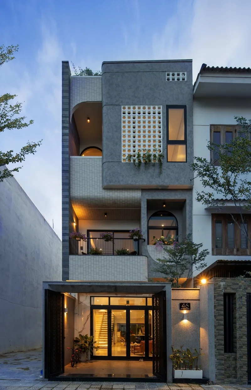 Mẫu nhà mặt phố đẹp sang trọng