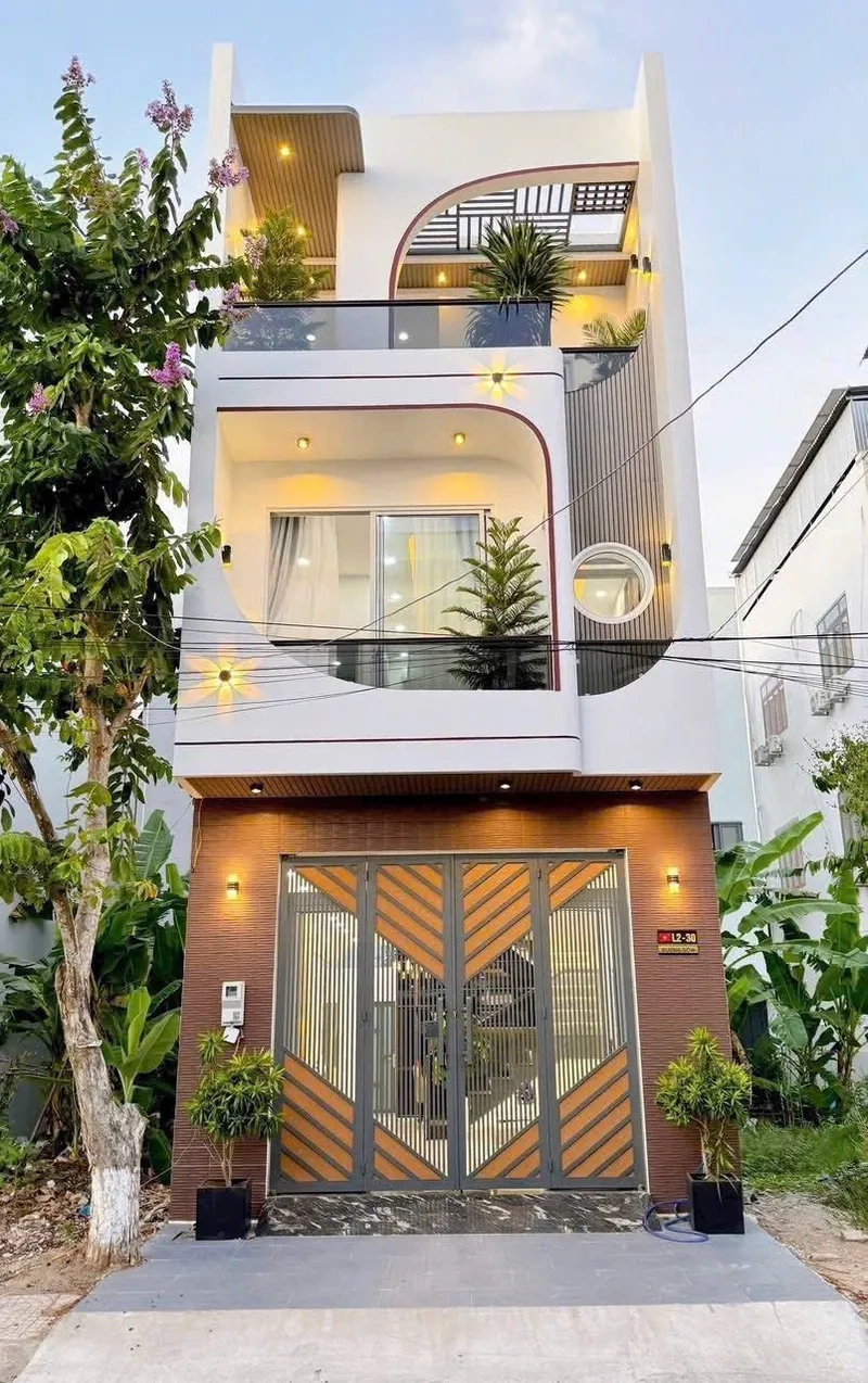 Mẫu nhà kinh doanh mặt phố