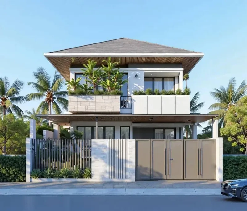 Trải nghiệm mẫu biệt thự đẹp vùng quê thanh bình