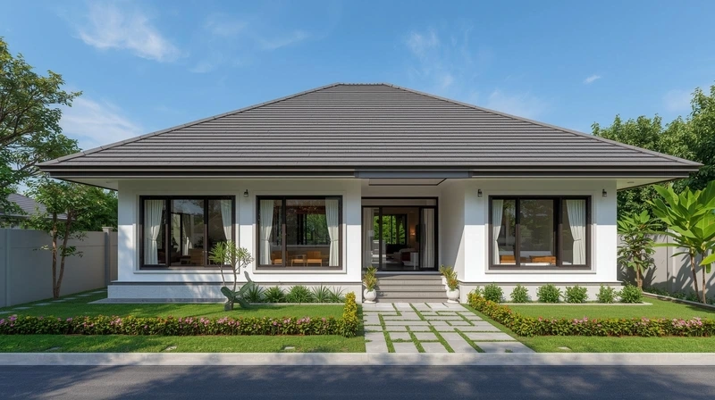 Gợi ý thiết kế nhà cấp 4 3 phòng ngủ tối ưu không gian