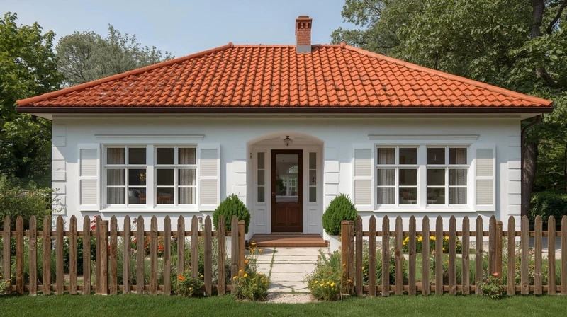 Thiết kế nhà cấp 4 3 phòng ngủ có sân vườn xanh mát