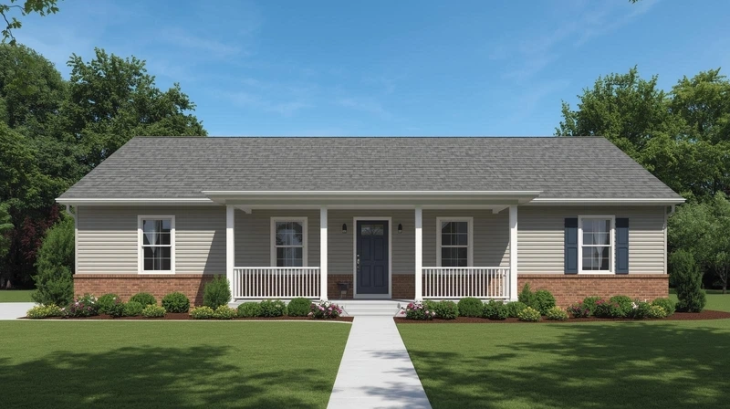 Thiết kế nhà cấp 4 3 phòng ngủ nông thôn đẹp tiện nghi