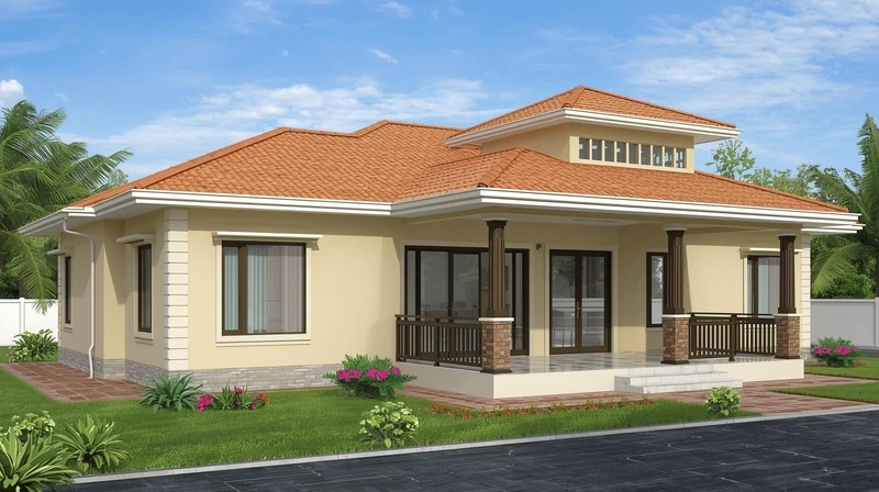 Lựa chọn nhà cấp 4 4 phòng ngủ giá rẻ đẹp tiện nghi