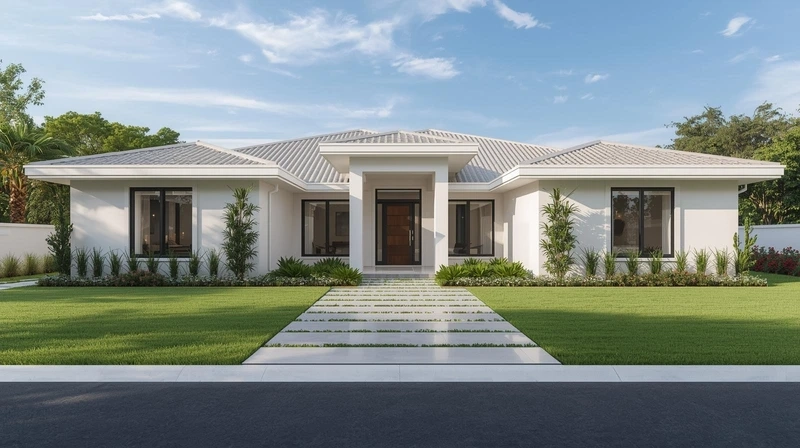 Mặt tiền nhà cấp 4 4 phòng ngủ mặt tiền đẹp thu hút ánh nhìn