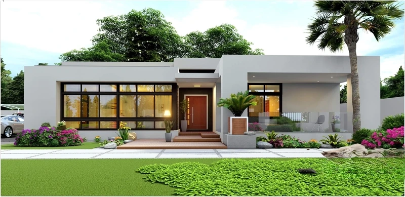 Tận hưởng vẻ sang trọng từ nhà cấp 4 giả biệt thự đẹp