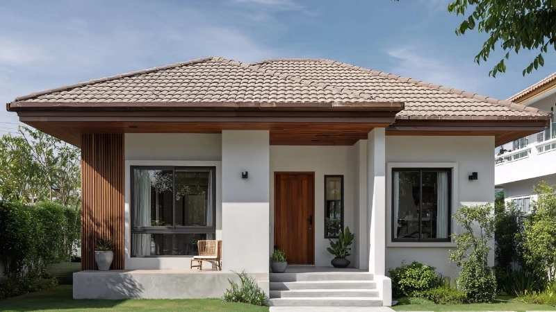 Khám phá xu hướng mới với mẫu nhà cấp 4 giả biệt thự