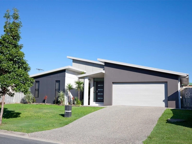 Kiểu nhà cấp 4 giá rẻ mái bằng tối giản cá tính