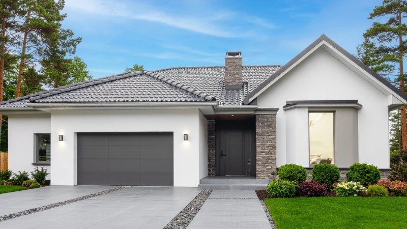 Mẫu nhà cấp 4 hiện đại đơn giản tinh gọn mà vẫn sang