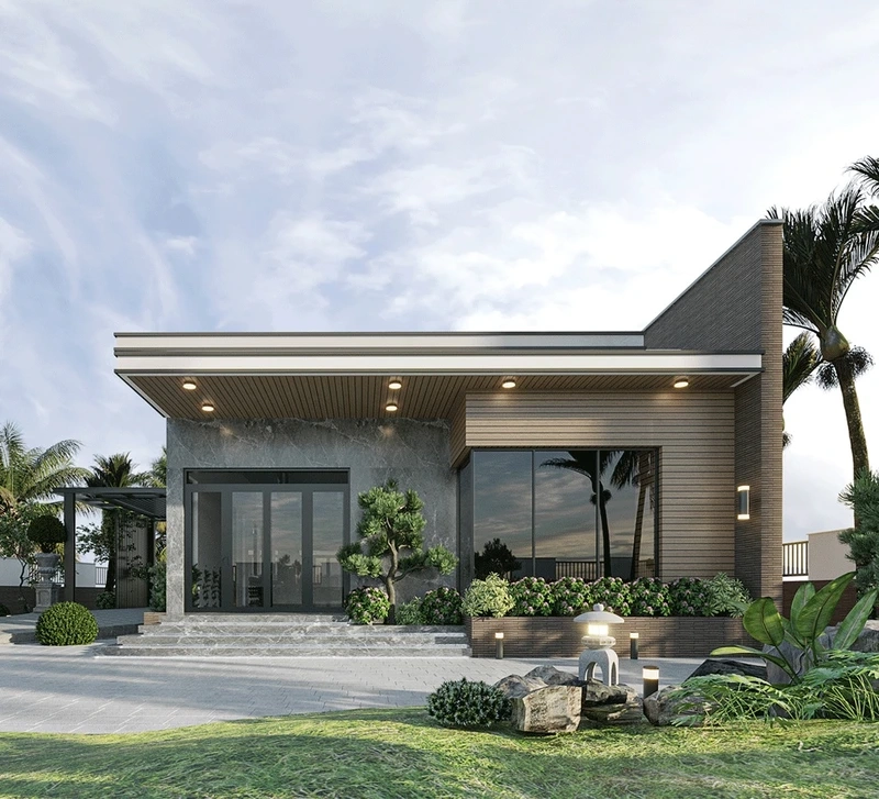 Lựa chọn lý tưởng nhà cấp 4 mái bằng 3 phòng ngủ