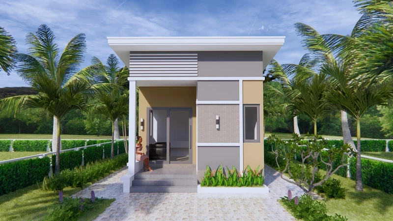 Đẳng cấp hiện đại của nhà cấp 4 mái bằng cao cấp