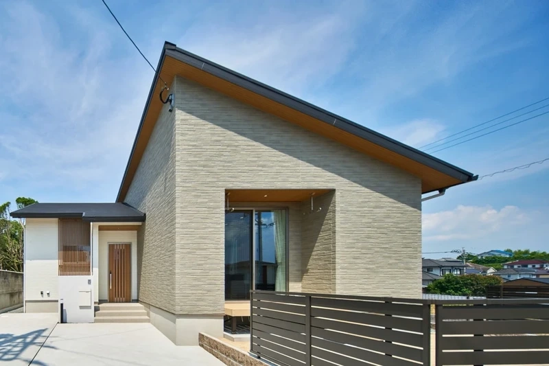 Không gian ấm cúng với nhà cấp 4 mái lệch 2 phòng ngủ