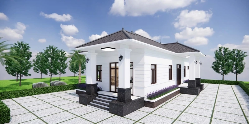 Tiết kiệm mà đẹp chuẩn với nhà cấp 4 mái nhật giá rẻ