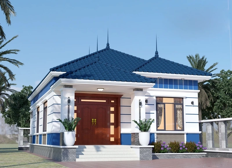 Xu hướng 2025 gọi tên nhà cấp 4 mái nhật kiểu mới