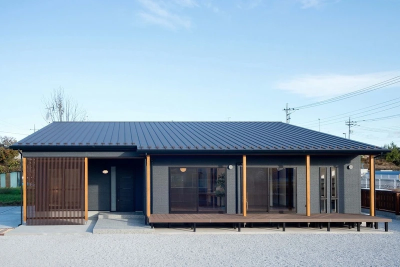 Xu hướng kiến trúc dẫn đầu nhà cấp 4 mái nhật hiện đại