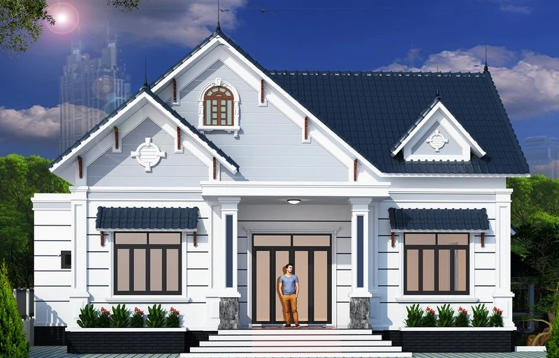 Khám phá mẫu nhà cấp 4 mái thái đẹp hút mắt